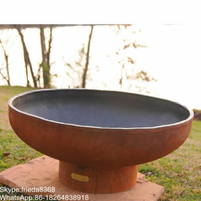 36 inch Garden Metal Sphere Fire bowl Steel Fire Pit Bowl