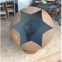 36" mild steel hemisphere to make outdoor steel fire pit