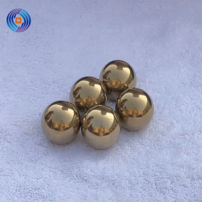 Copper plated bearing steel ball